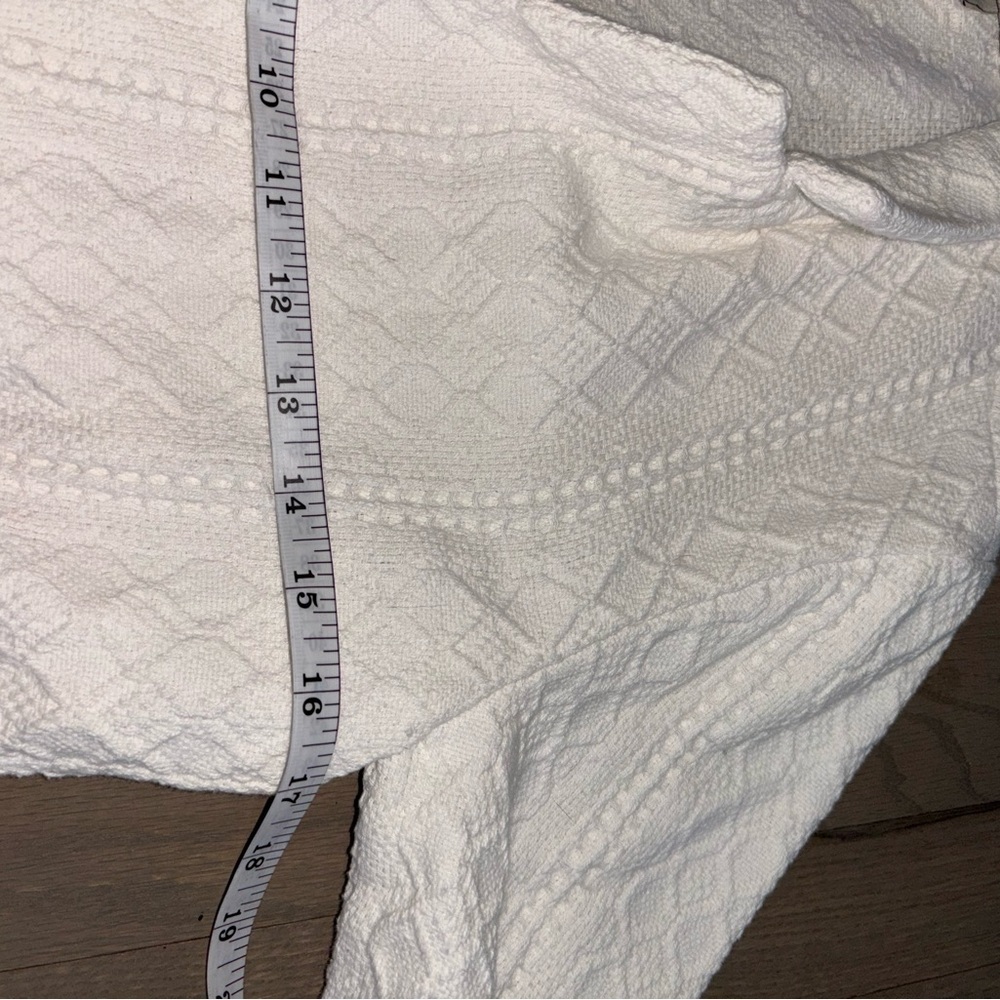 Lucky Brand White Quilted Blazer. Small - Picture 5 of 7